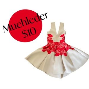 Muehleder Dress with tags. (Stain on back)